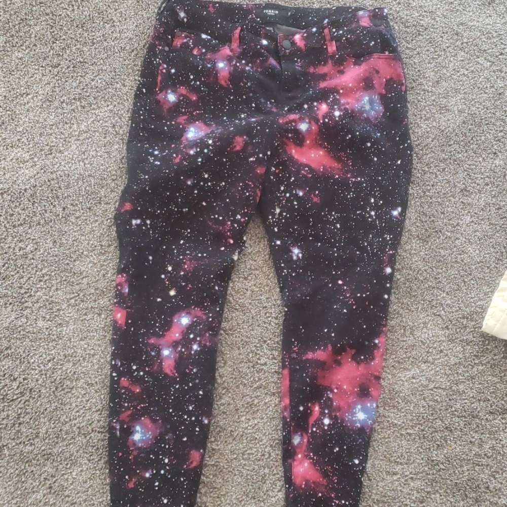Torrid skinny galaxy pants